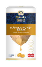 Load image into Gallery viewer, Manuka Honey with Ginger &amp; Lemon Lozenges (15 lozenges 65g)
